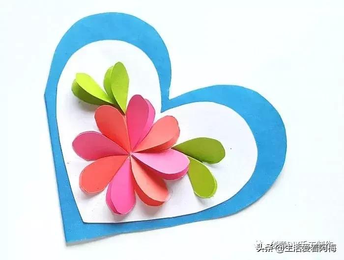 女儿亲手给老师做的教师节贺卡,老师你辛苦了教师节贺卡手工制作