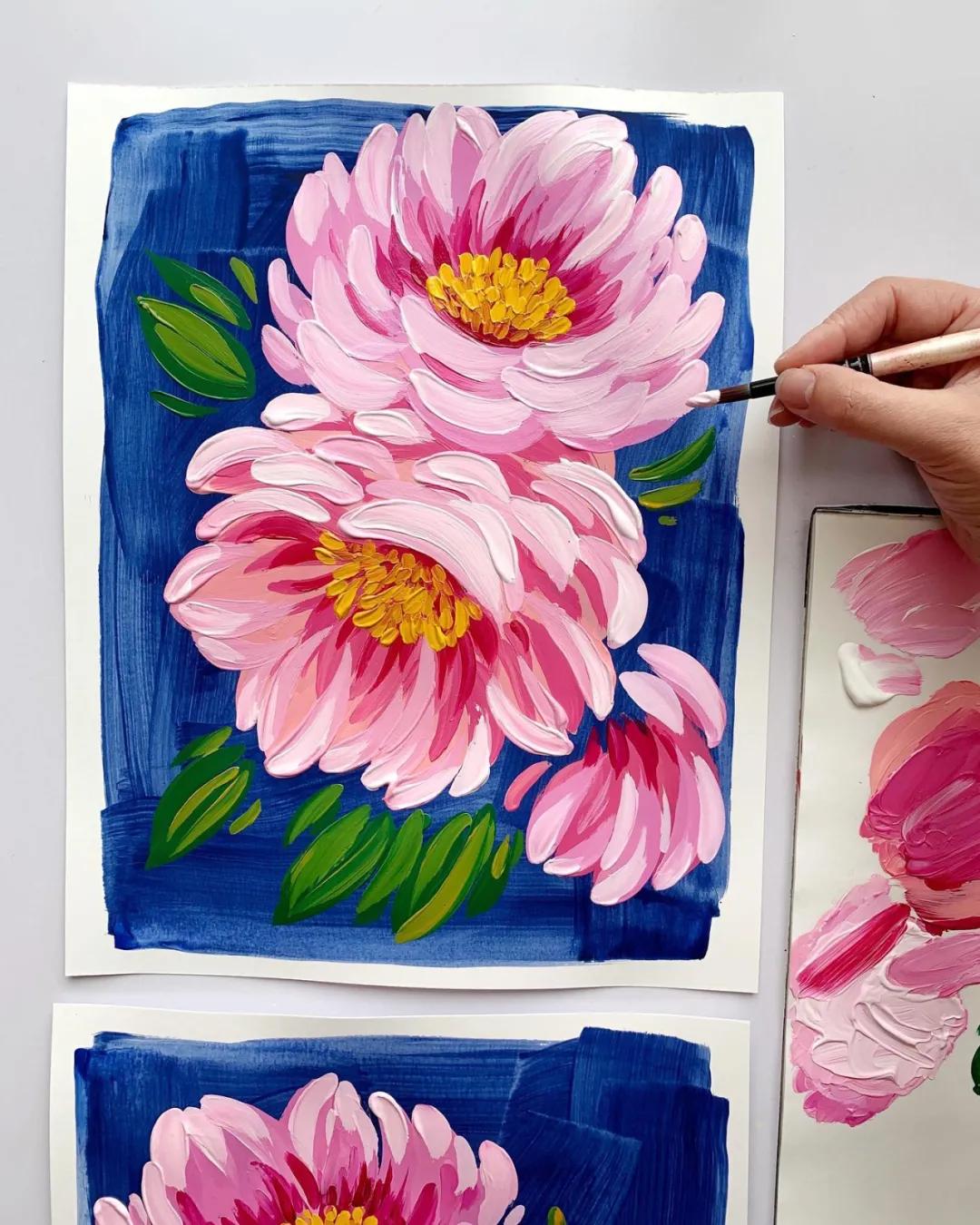 丙烯平涂的正确方法图解,丙烯大面积平涂墙面技巧