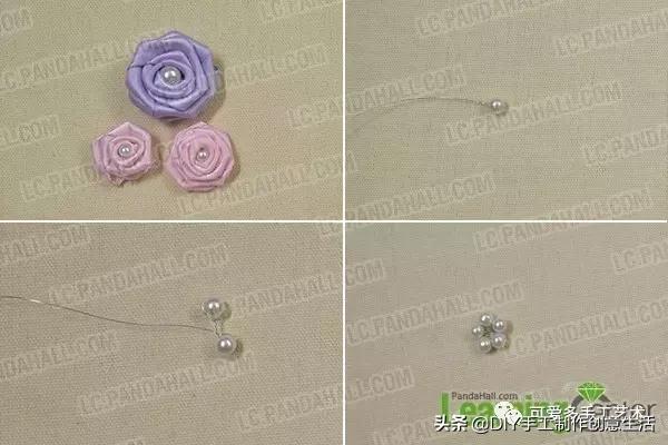 丝带做花带,做花带的教程