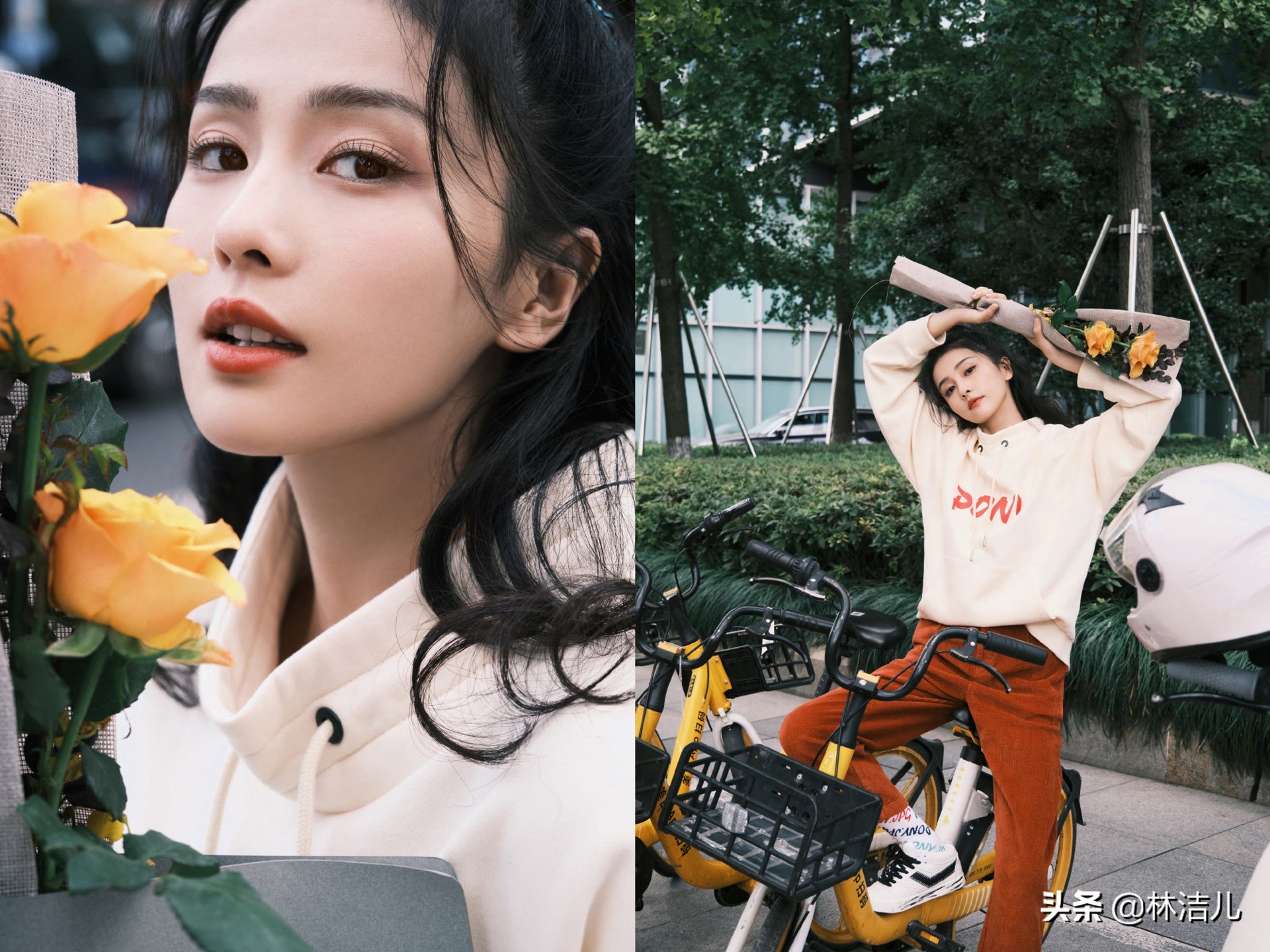 单色眼影能放大双眼？森绘梨佳的显嫩“日杂妆”，白鹿徐璐都在画