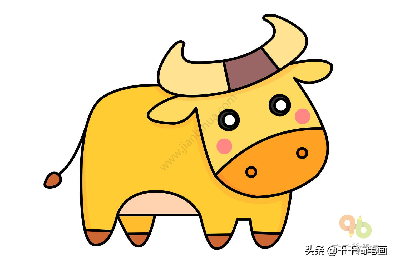 幼儿简笔画入门动物图片,2-6岁幼儿启蒙动物简笔画