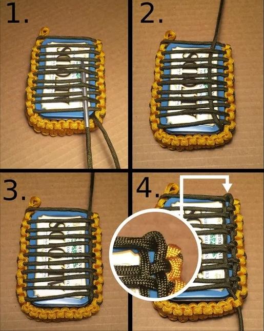 小零钱包迷你制作,小钱袋编法教程