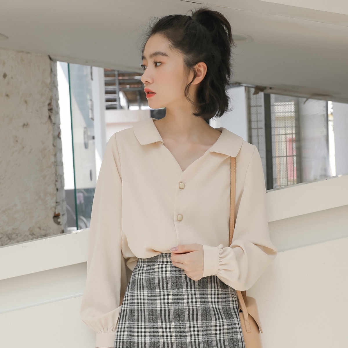 衬衫休闲穿法扣子系法,衬衫不规则扣法