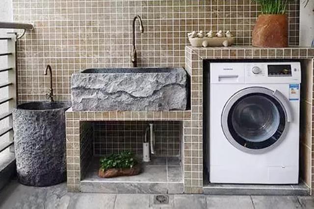 装修阳台要装地漏吗,1.2米阳台拖把池装修效果图