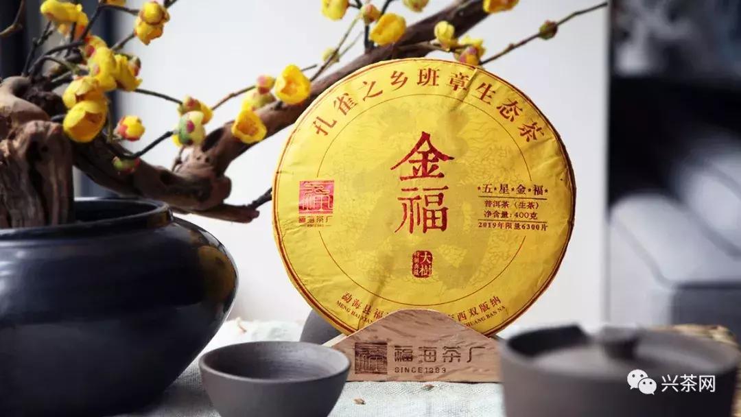 福海金福普洱茶,福海茶厂2016年福韵熟茶