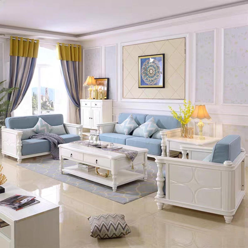 欧式简约全皮沙发,实木欧式沙发及价格