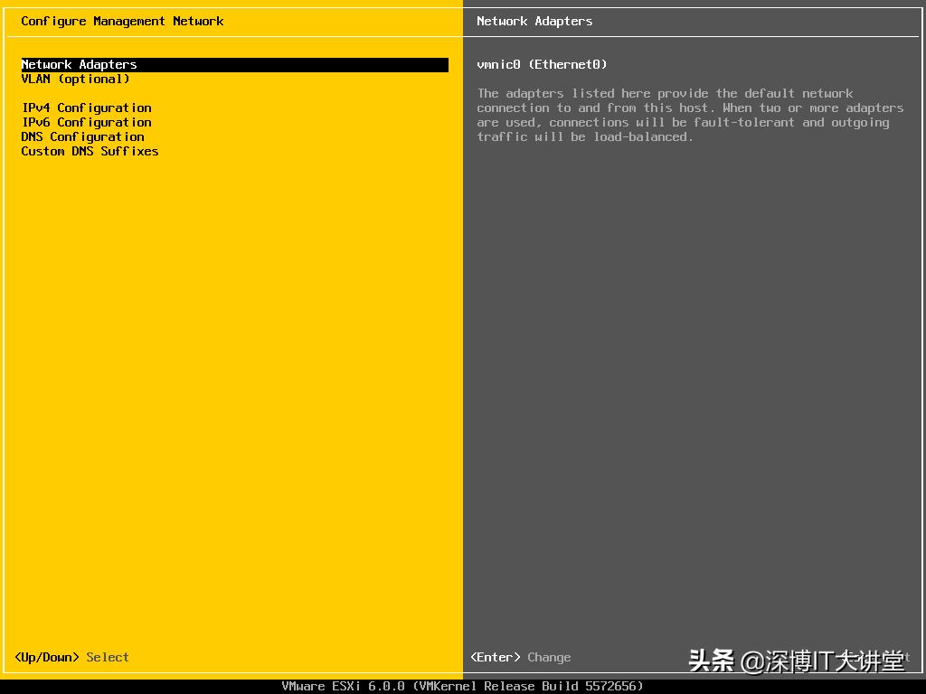 esxi怎么配置第二块物理网卡,esxi6.5服务器网络配置