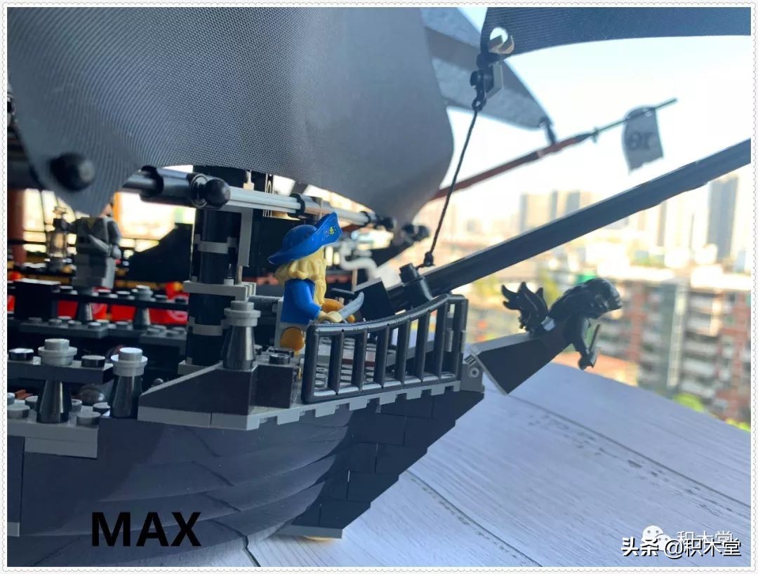 「虚测评」哲高积木QL1801海盗船之骷髅冒险号