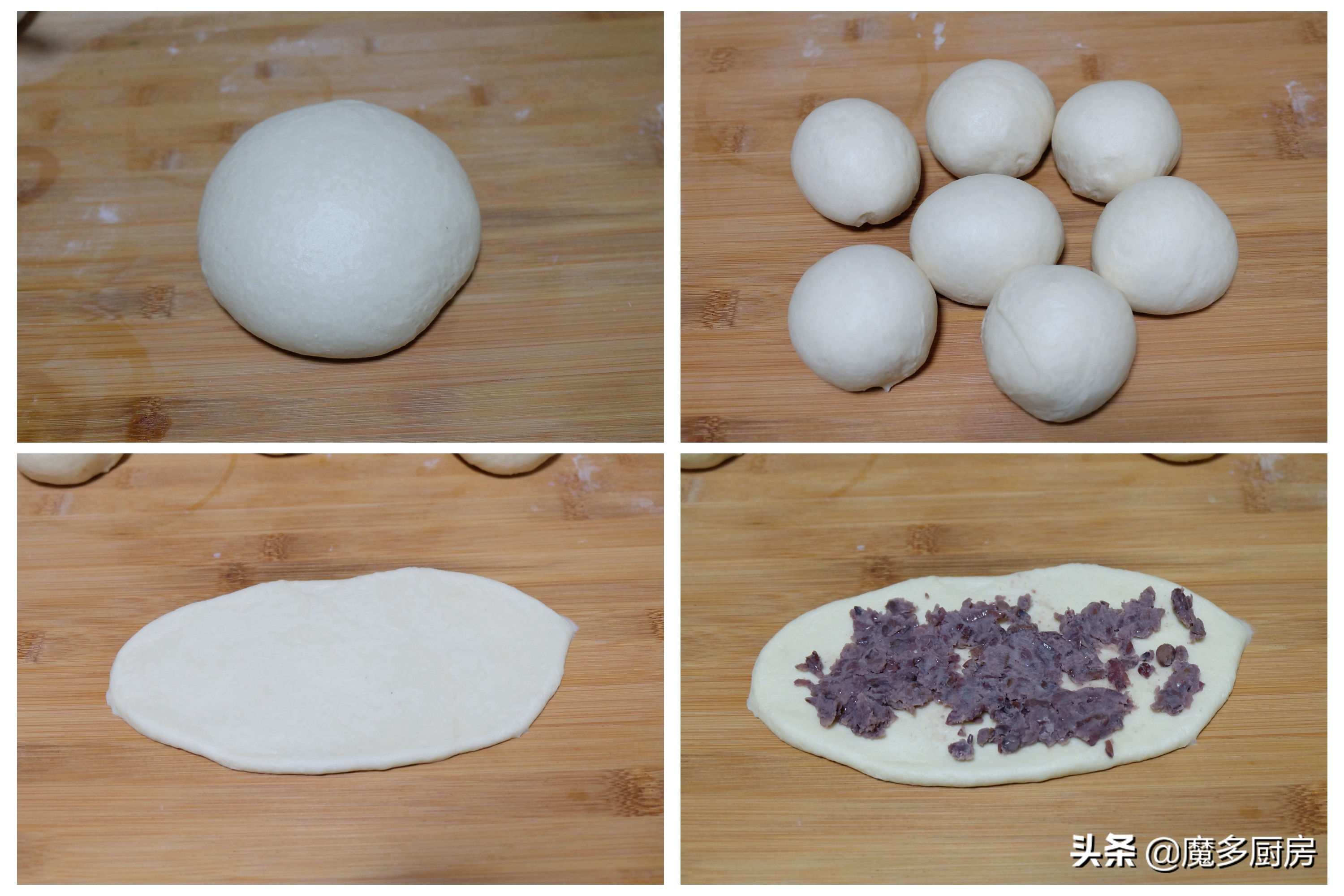 不用手套膜做的面包也能拉丝视频,在家做不用烤箱柔软拉丝面包