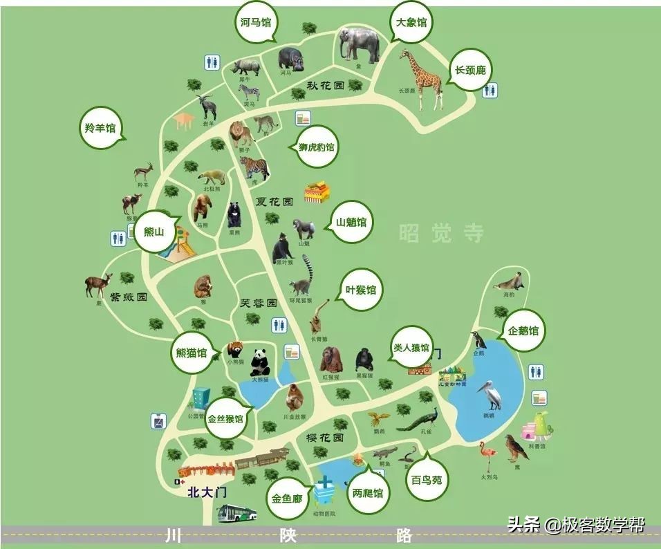 成都景区地图,成都各大景点详细攻略图片