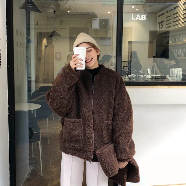 毛呢香风短款外套女秋冬最新款,中款毛呢外套穿搭短款