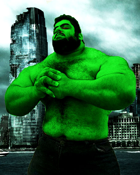 臂围56的大块头,肌肉最多的绿巨人