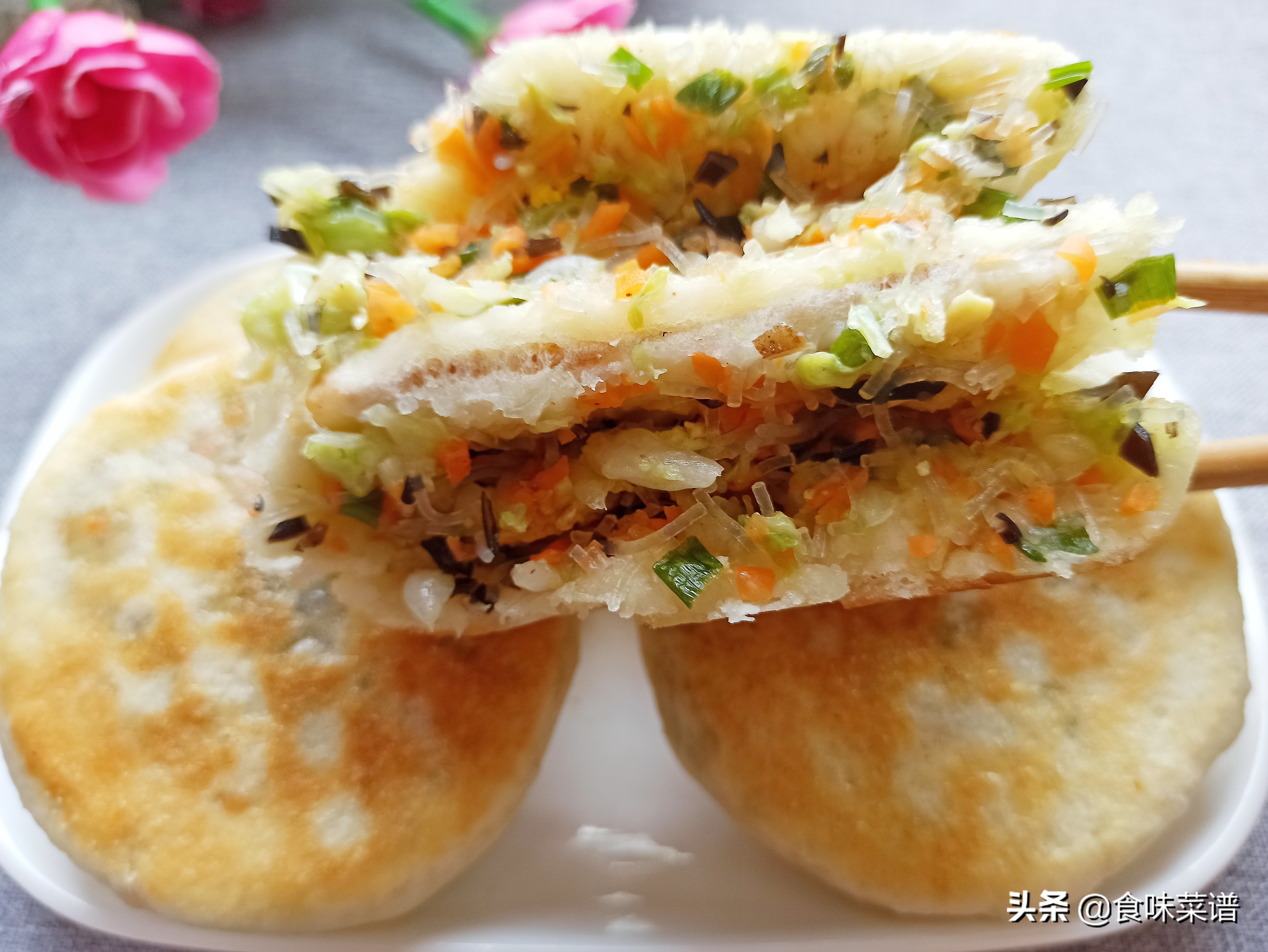 馅饼怎么做又薄又软怎么和面,饭店大白菜和芹菜馅的馅饼咋调馅