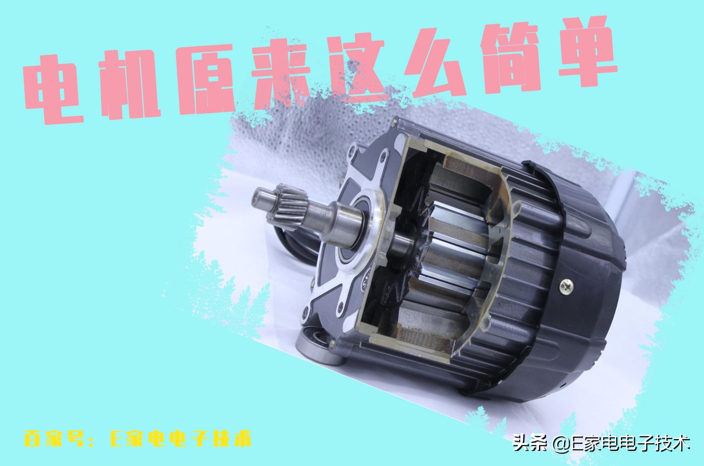 家用电器的电机是什么电动机,家用电器电机构造图