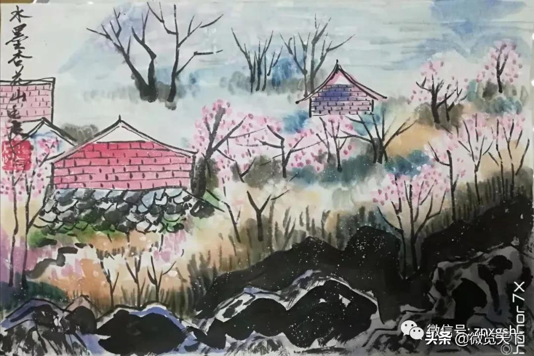 赵廷良文「烟雨杏花山」
