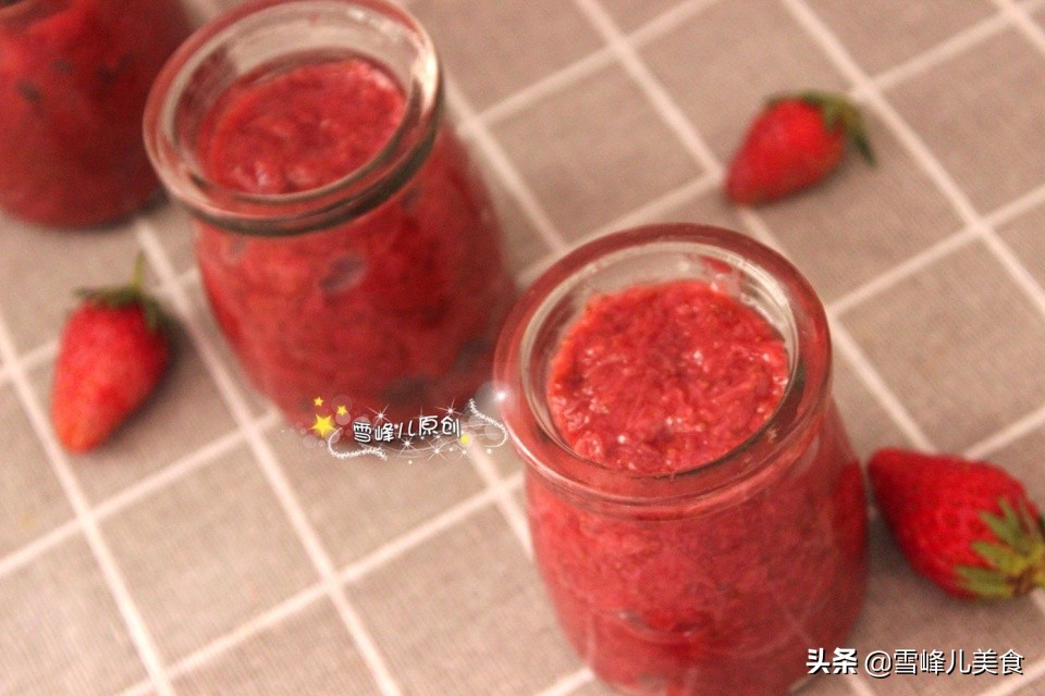 网红草莓酱可以放多久不坏,制作野草莓酱能吃多久不坏