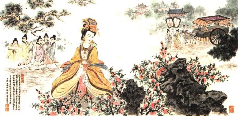 王维写意人物画赏读,中国当代书籍插图艺术欣赏之一