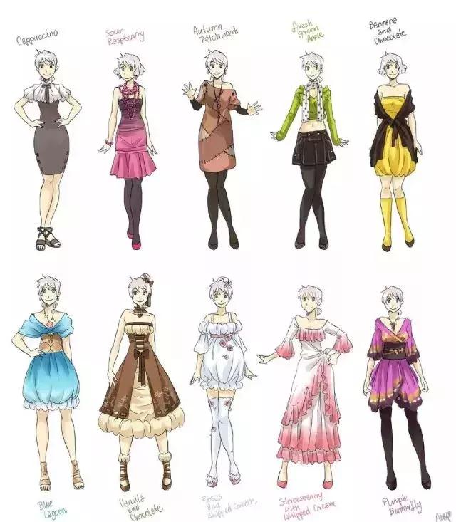 国外服装设计毕业作品图片,设计运动服装手绘简单图