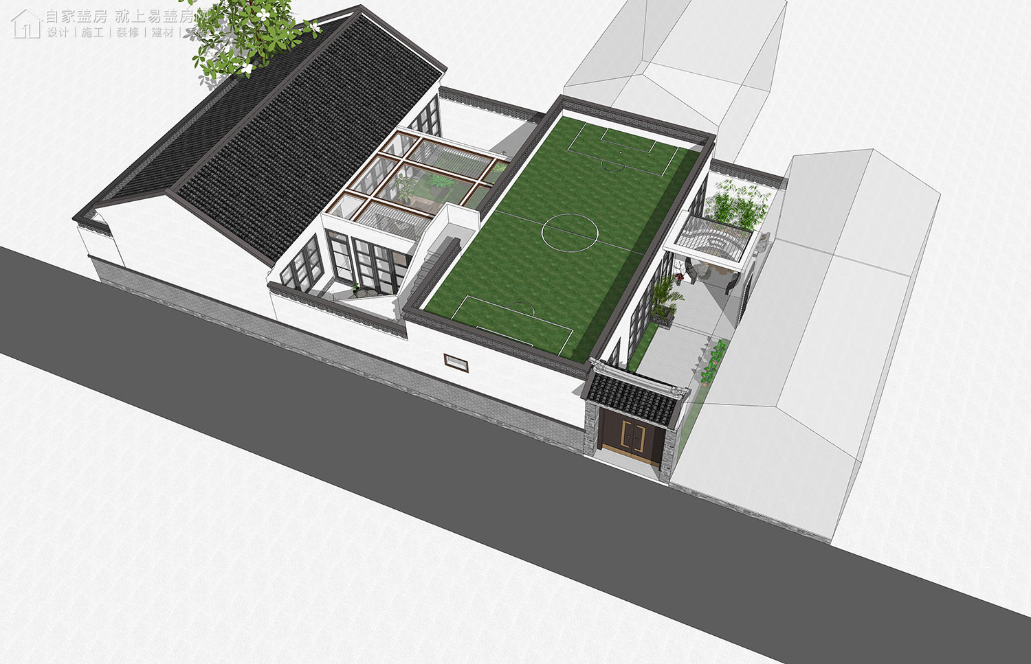 10000平新中式大户型合院别墅,还有哪些值得推荐的中式别墅