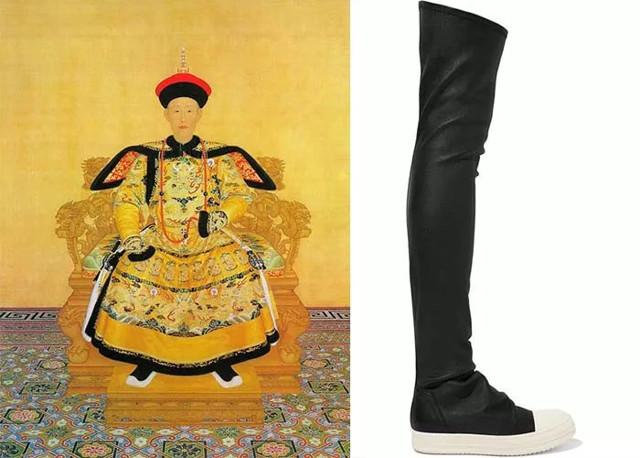 古代靴子长筒靴,古人穿的长筒靴