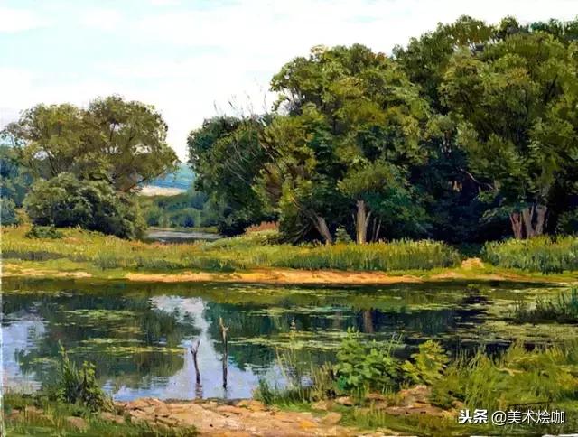 俄罗斯油画大师风景油画教程视频,俄罗斯维克多风景油画视频作品