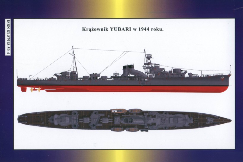 旧日本海军夕张级轻巡洋舰YUBARILightCruiser