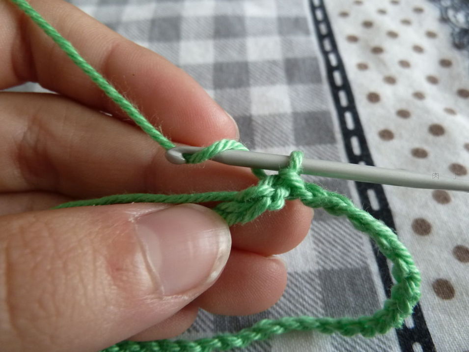 钩织护指套教程,半指分指手套钩织教程