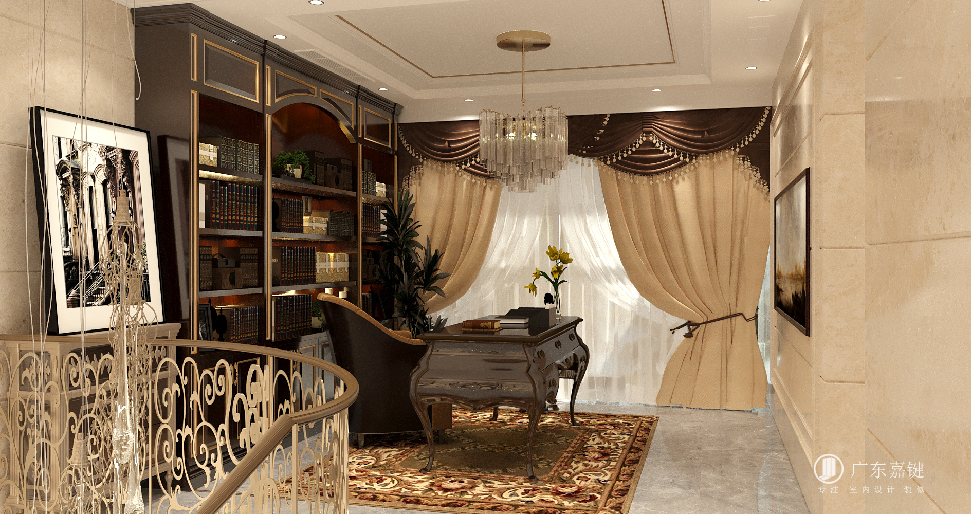 180㎡欧式设计|雍容华贵,没点审美还真设计不出来