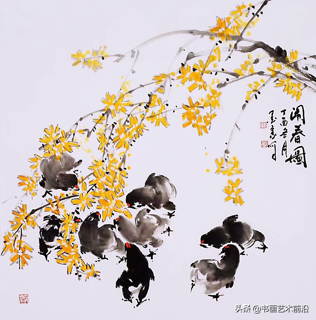 写意鸡画大全,写意鸡的图片大全