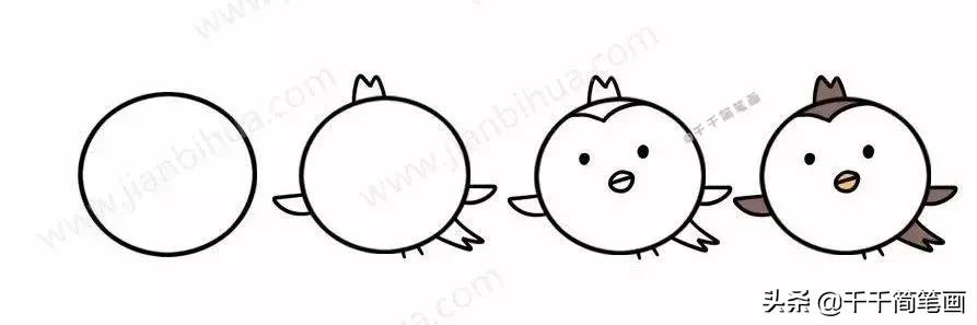 各种小动物头像简笔画图片,简笔画小动物情侣头像