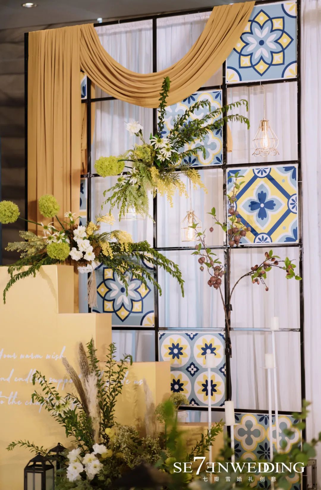 摩洛哥风格草坪婚礼,摩洛哥花园拍摄