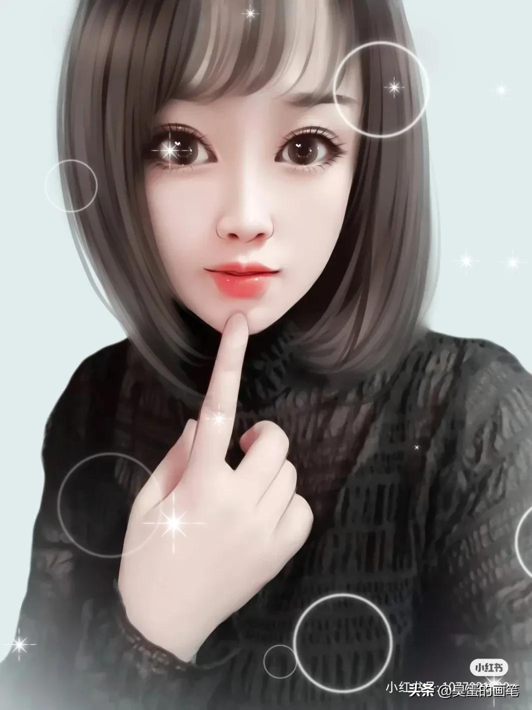 卡通布娃娃头像可爱呆萌,奶凶奶气的可爱头像真人好看