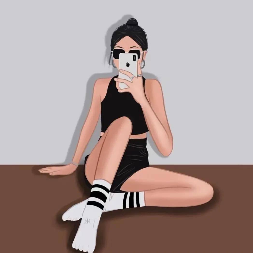 头像女生闺蜜卡通动漫,女生头像闺蜜头像可爱头像