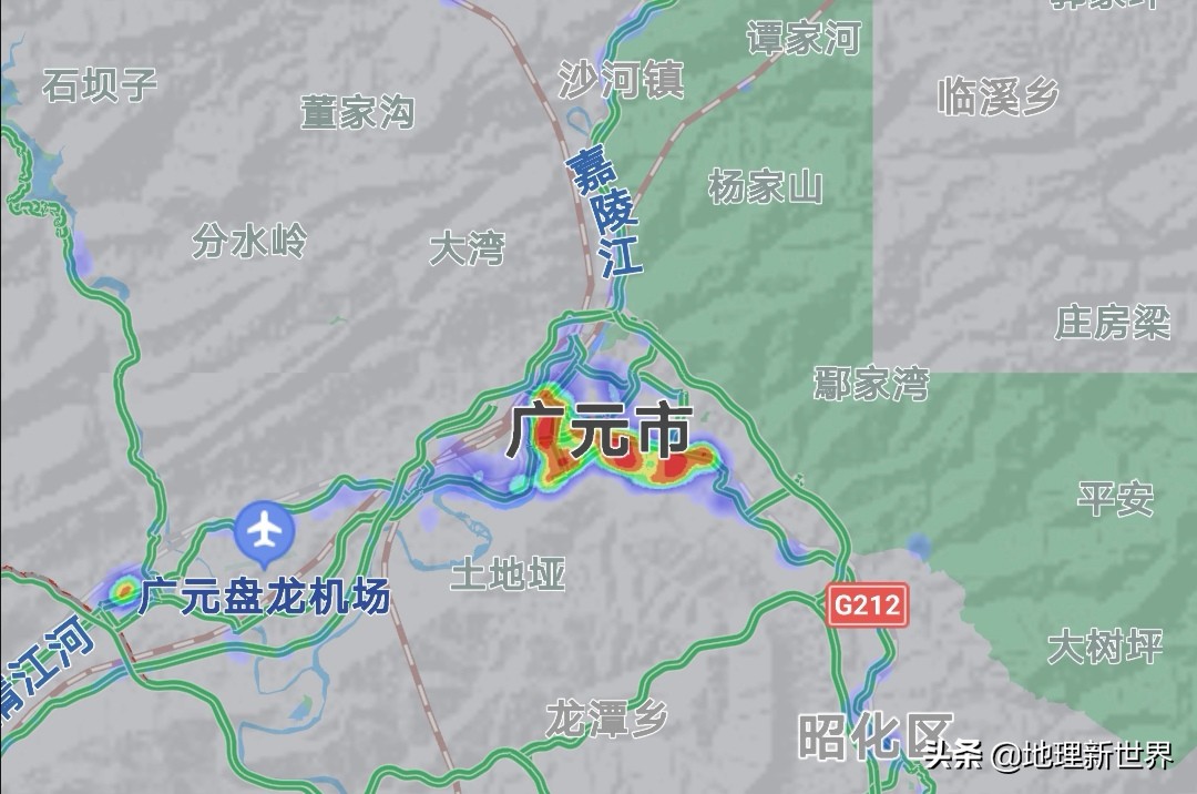 晚6点,四川18市3自治州热力图对比