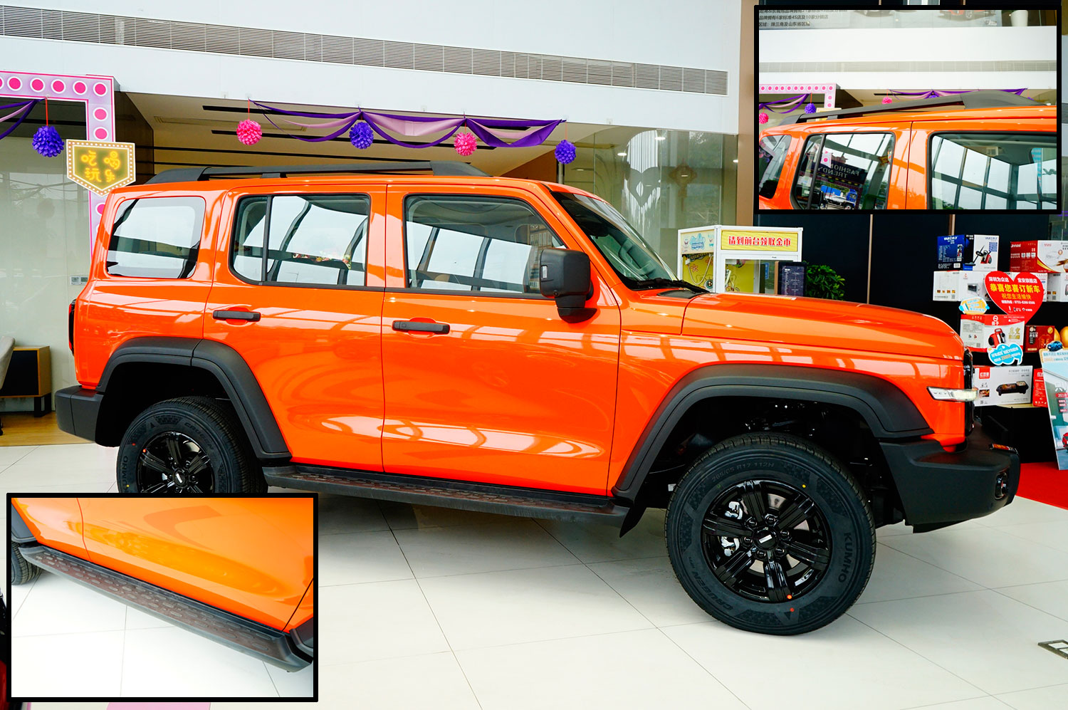 wey坦克300和长城坦克300,wey坦克300银色量产实车