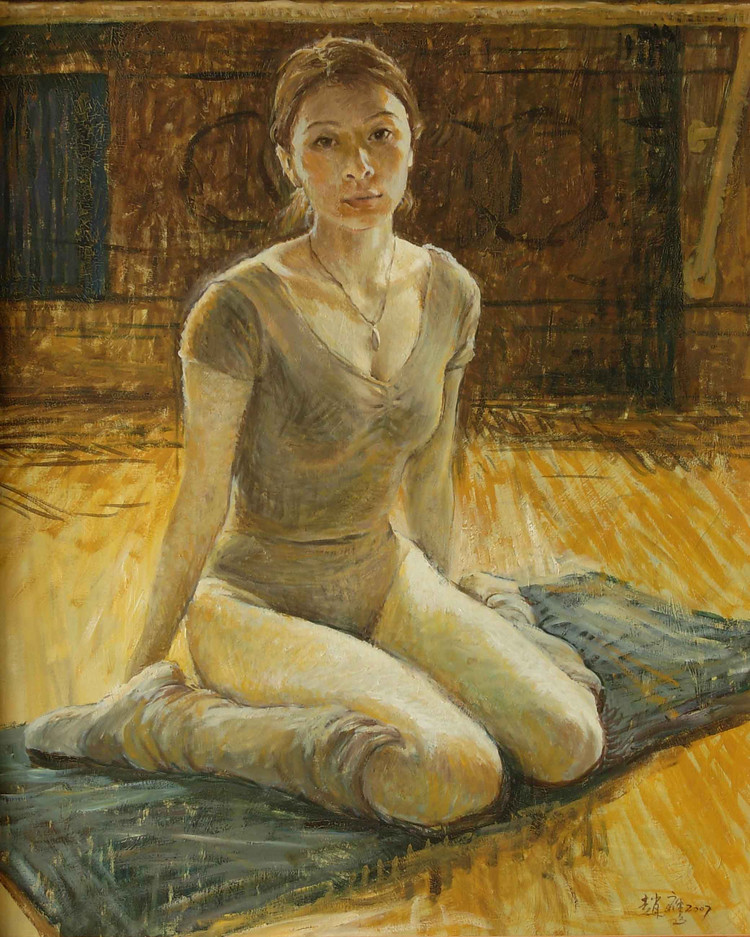 柠檬汁氤在水中　角落里美人如茵——画家赵鹰的写意油画