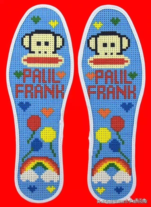 卡通绣花鞋垫,绣花鞋垫熊猫图案双面