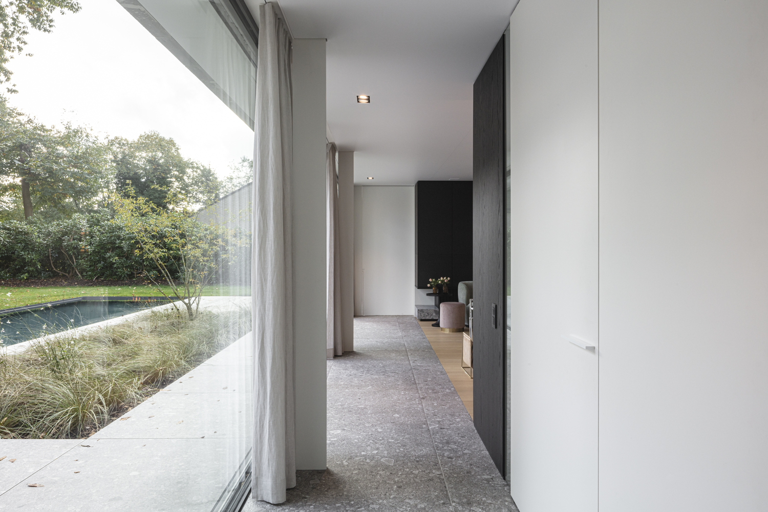 自盖一层落地窗房子设计图,住宅设计一厅两房图