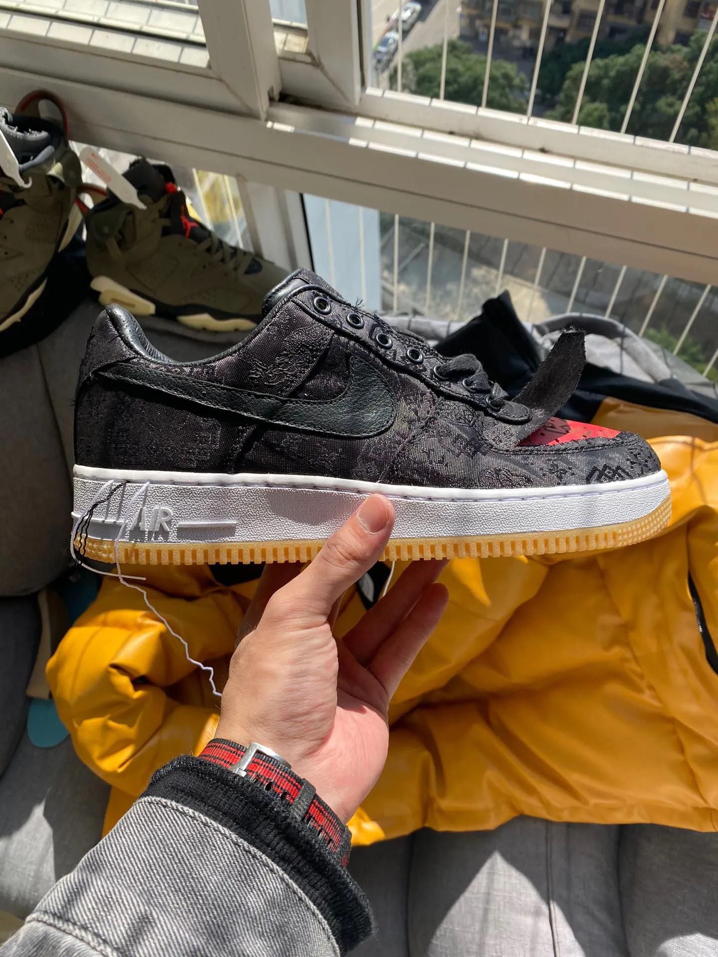 clotxnikeairforce1low彩蛋,nikeairforce1low四勾鉴别