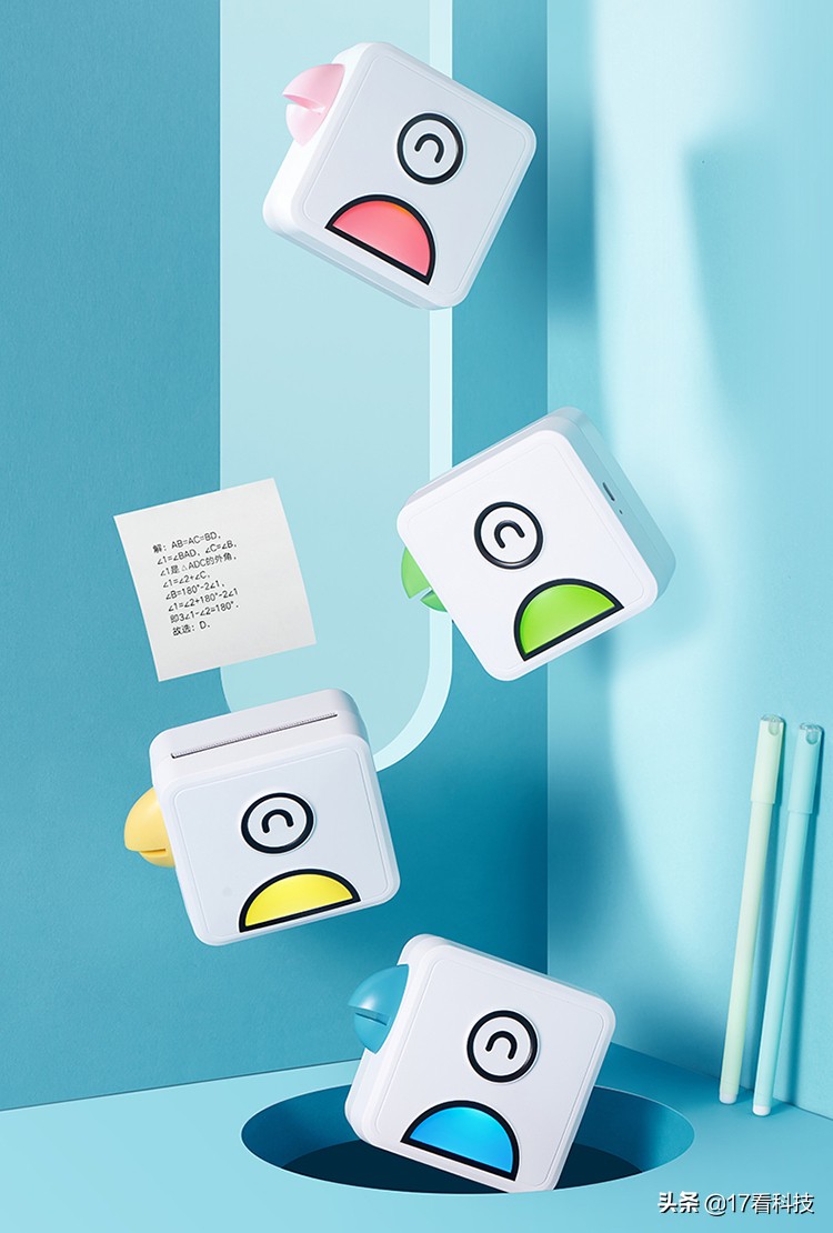 机身手掌大小，高精度打印头，图像清晰能保存22年，滑动开盖换纸