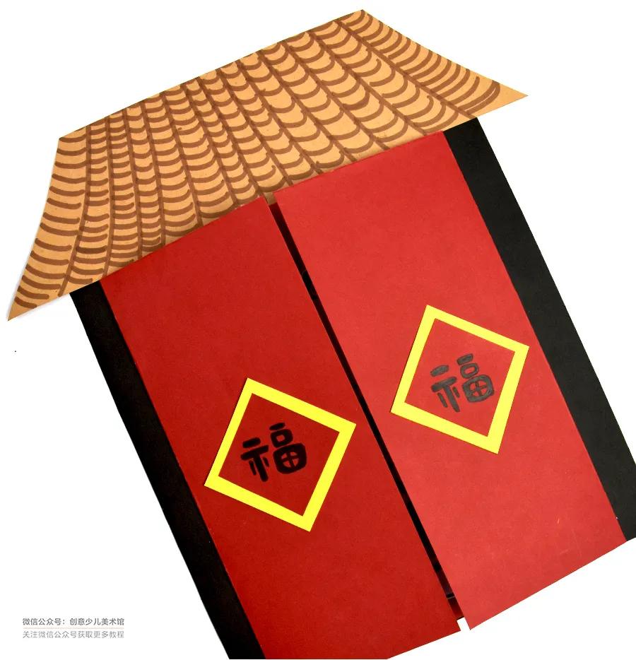 人物新年主题画儿童画,新年主题画儿童画简单