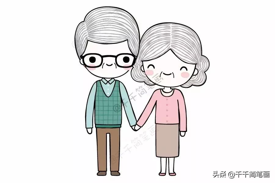 人物创意简笔画儿童,家长特色简笔画