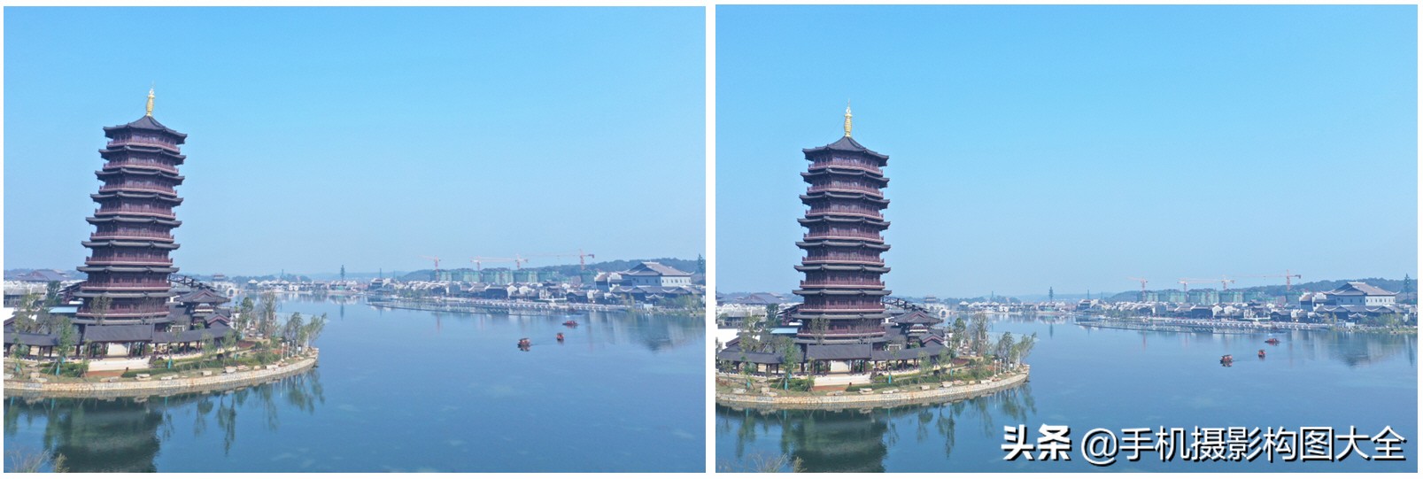 手机怎么拍倾斜摄影,拍照技巧手机摄影高楼