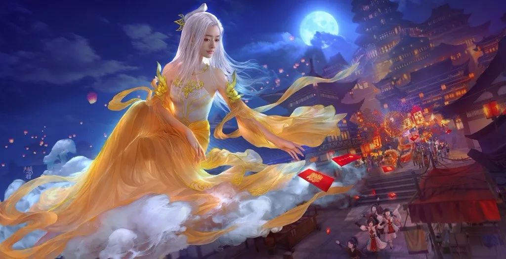 大佬画动漫人物仙气十足手绘,大佬画的古风图手绘