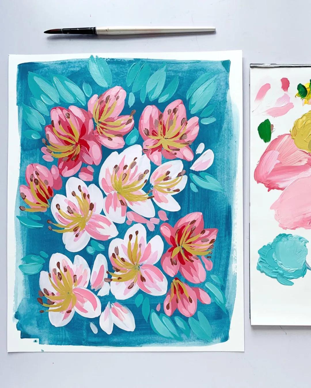 丙烯平涂的正确方法图解,丙烯大面积平涂墙面技巧