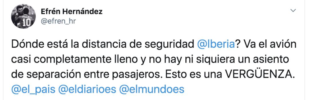 西班牙航空本周航班上座无虚席，乘客们惶恐发声