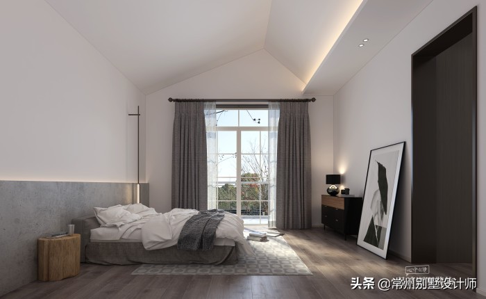 常州别墅装修现代轻奢风高雅大气,常州现代轻奢风格装修效果图