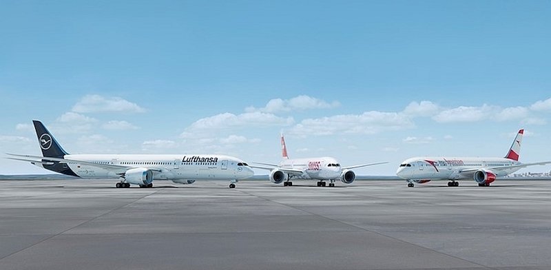 奥地利航空波音767起飞,奥地利boeing767