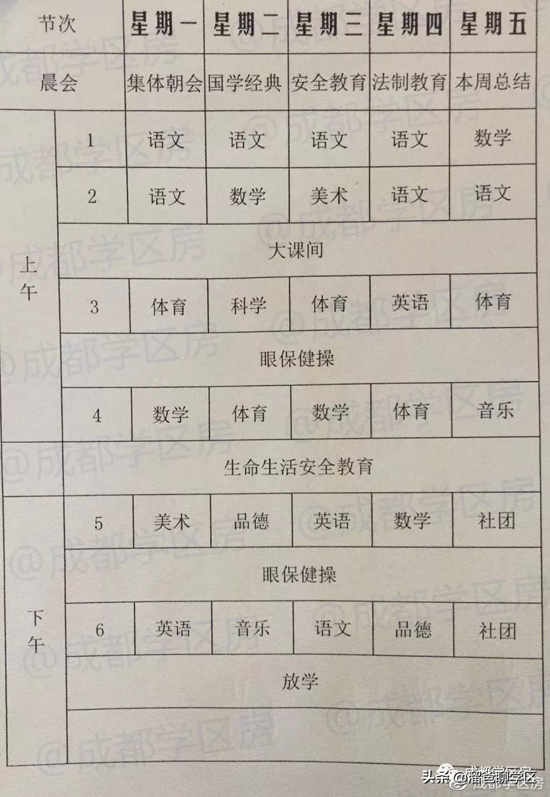 幼儿园课后延时兴趣班课程表,公立小学免费课程