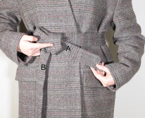 大衣腰带怎么系简单又好看,大衣短腰带系法简单又好看的系法